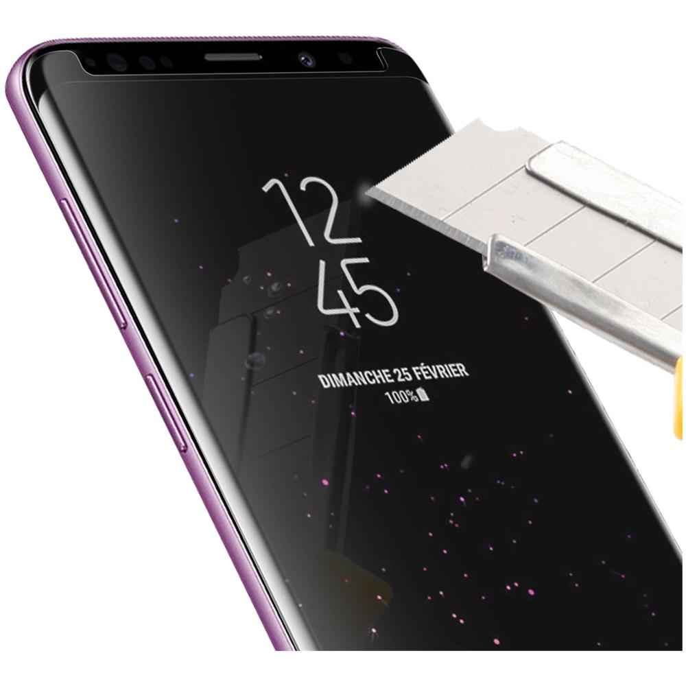 Pellicola Galaxy S9 Cover Friendly Vetro Temperato Bordi Ricurvi Neri - Foto 2