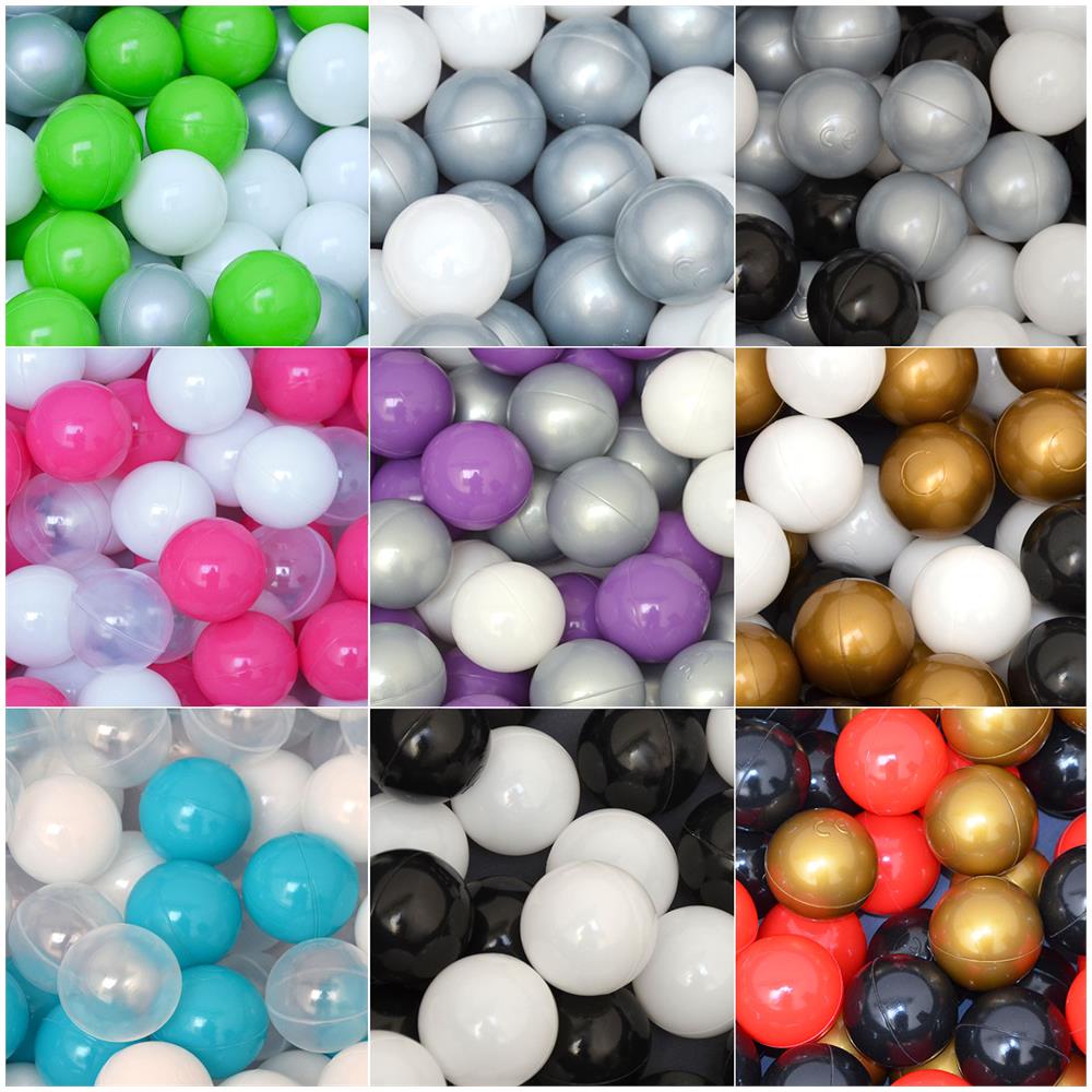 Set Di 50 Palline 5,5cm Per Riempire Piscine Giocattolo Trasparente - Foto 7