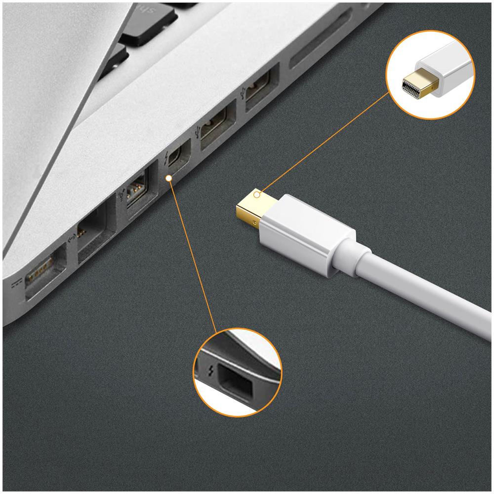 Cavo Video Mini Displayport A Hdmi 1,8m Bianco - Foto 2