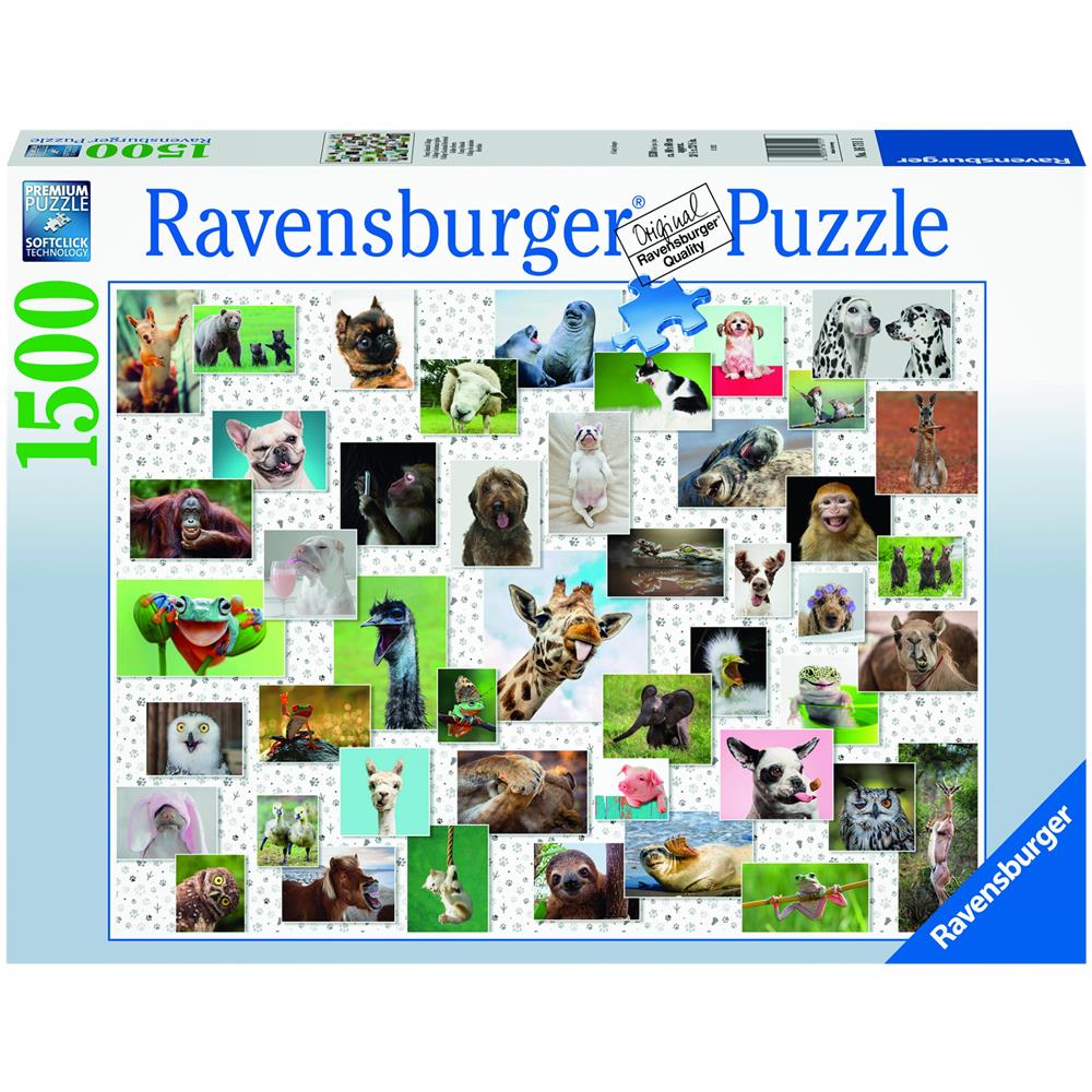 Puzzle 1500 Collage Animali - Foto 2