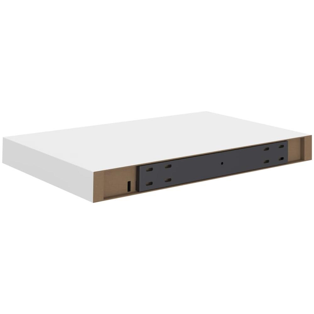 Scaffali A Parete 2 Pz Bianco 40x23x3,8 Cm In Mdf - Foto 8