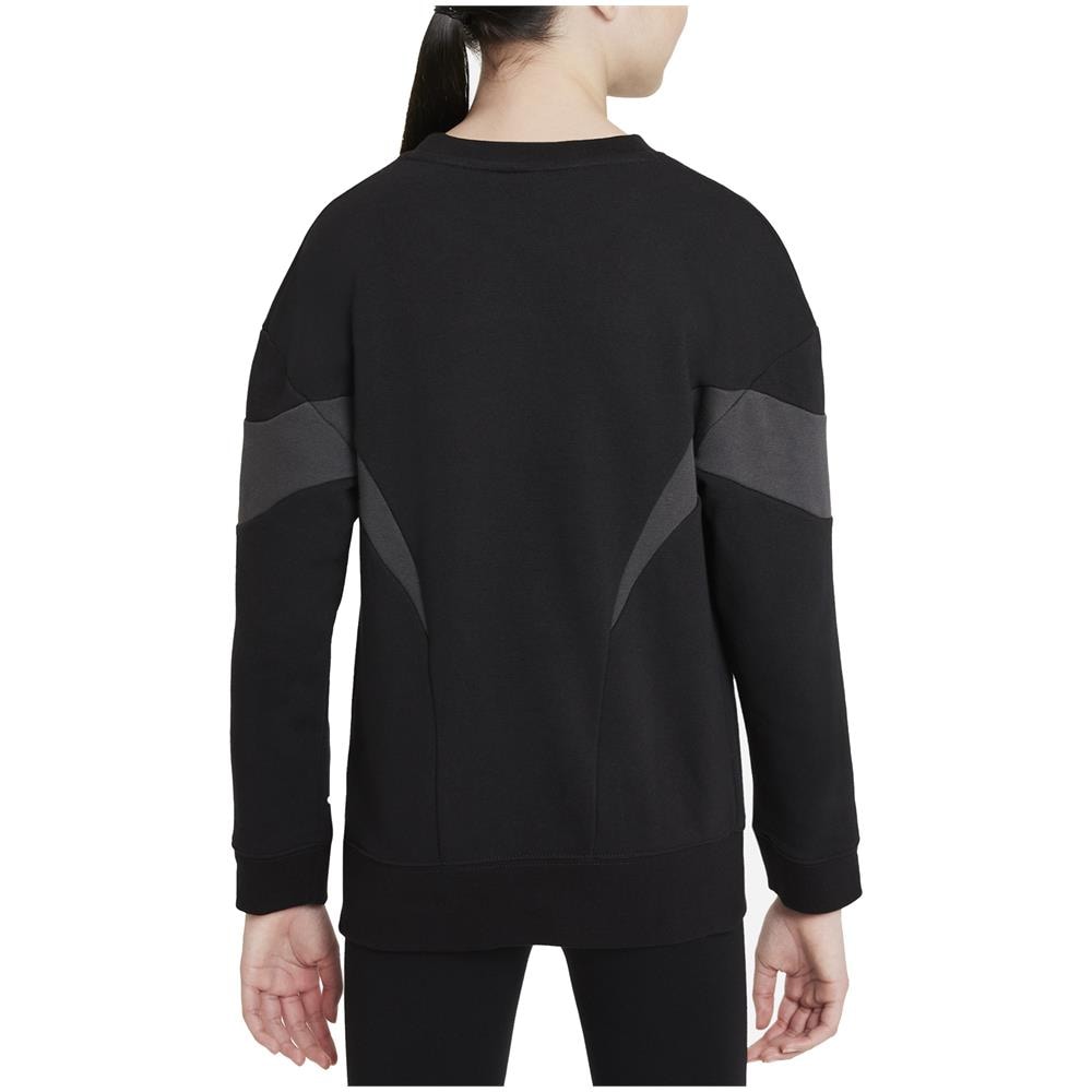 Felpa Da Ragazza Girocollo Air Nera Taglia L Codice Dd7135-010 - Foto 2