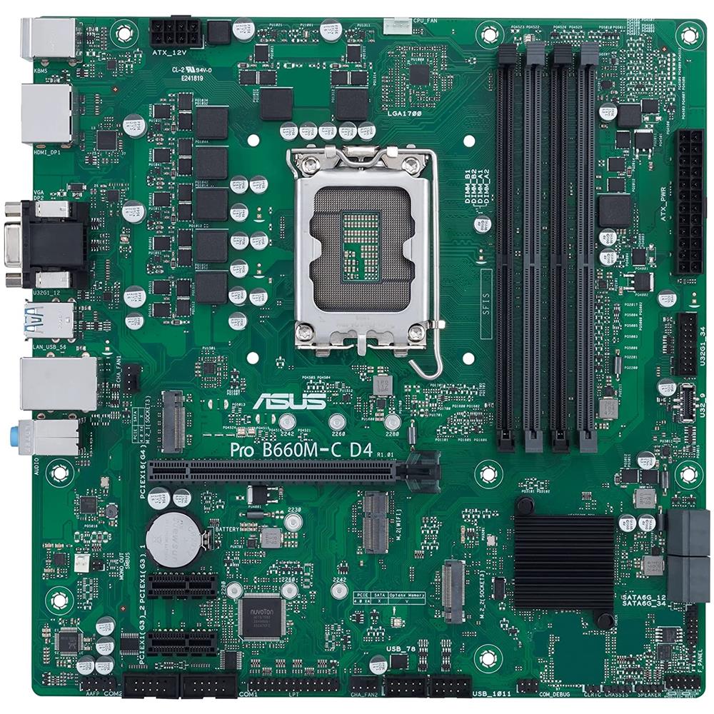 Scheda Madre Pro B660M-C D4-CSM Socket LGA 1700 Chipset B660 Micro ATX - Foto 2
