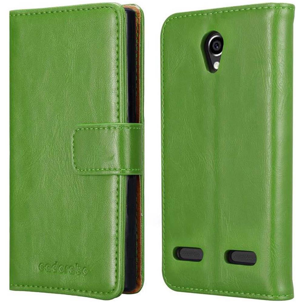 Custodia Compatibile Con Zte Blade L7 In Verde Erbe - Coperchio Protettiva Con Chiusura Magnetica, Funzione Stand E Tasca Per Le Carte - Foto 7