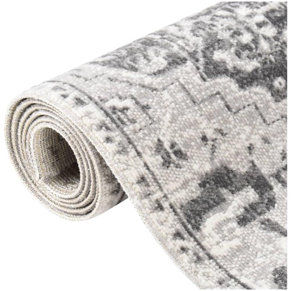 Tappeto Da Esterni A Tessitura Piatta 80x250 Cm Grigio Chiaro - Foto 2