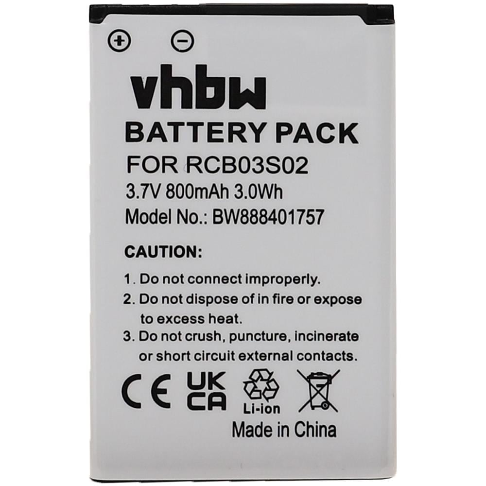 Batteria Sostituisce Swisstone Rcb03s02 Per Smartphone Cellulare Per Anziani (800mah, 3,7v, Li-ion) - Foto 1