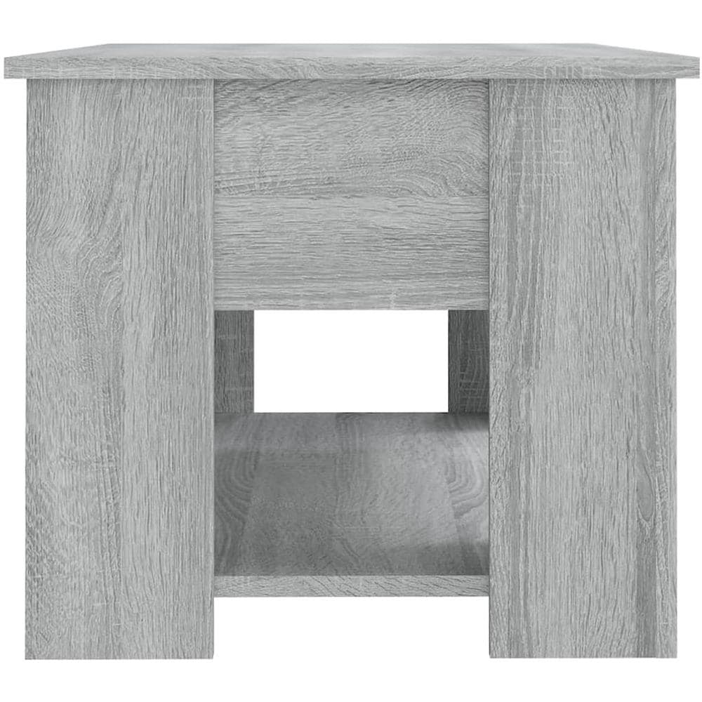 Tavolino Da Salotto Grigio Sonoma 79x49x41 Cm Legno Multistrato - Foto 7