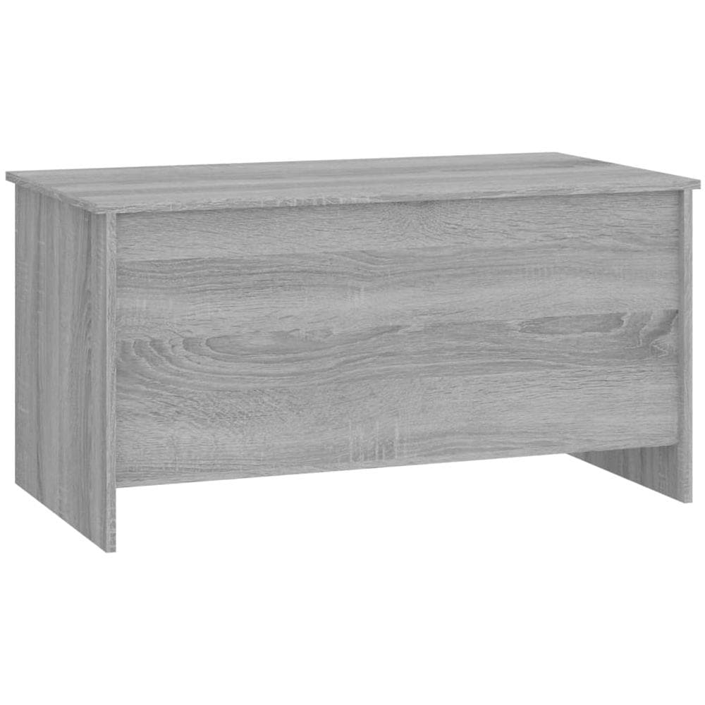 Tavolino Grigio Sonoma 102x55,5x52,5 Cm In Legno Multistrato - Foto 3