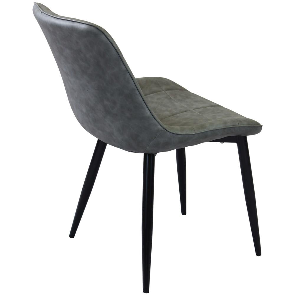 Winter - Poltrona Imbottita Per Sala Da Pranzo In Ecopelle - Foto 4