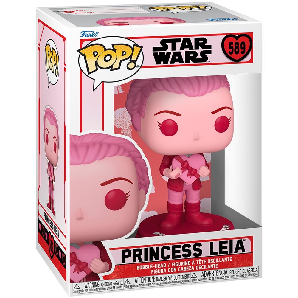 Star Wars Pop! Valentines S3 Leia Vinyl Figure 9 Cm - Foto 4