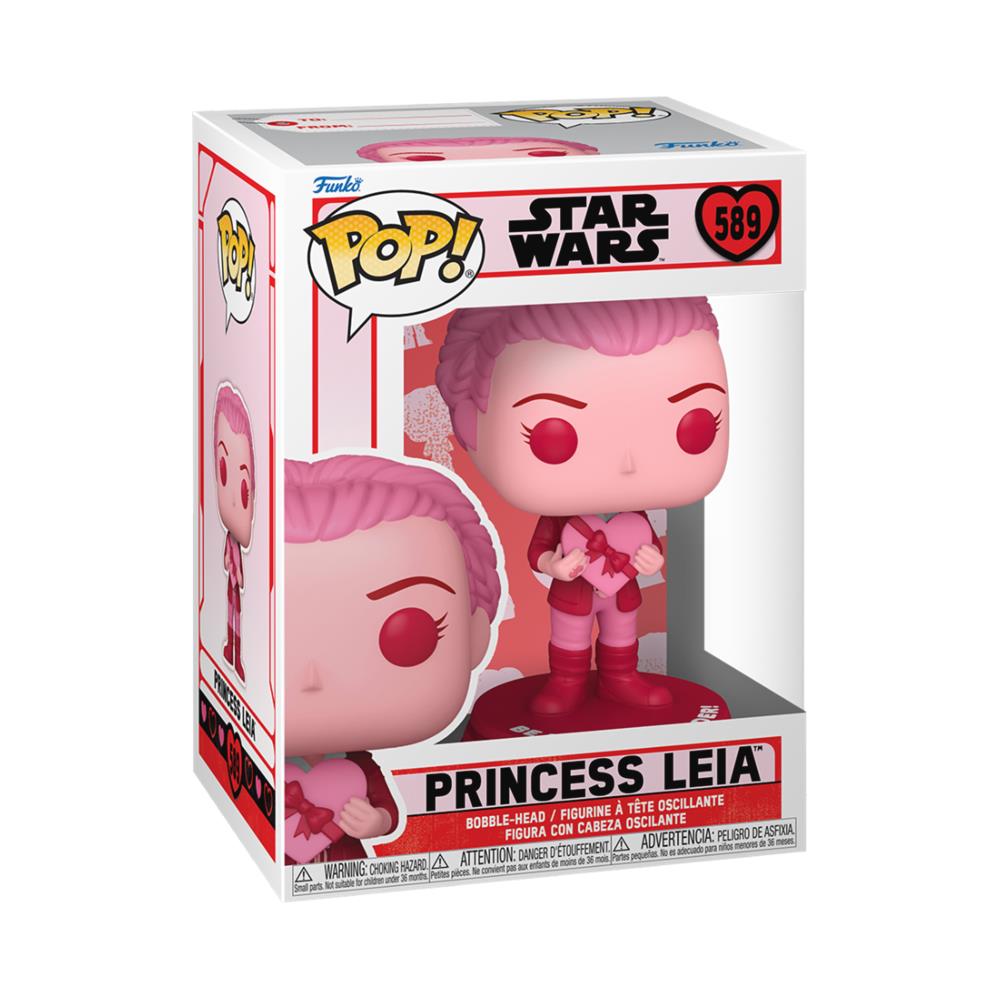 Star Wars Pop! Valentines S3 Leia Vinyl Figure 9 Cm - Foto 1