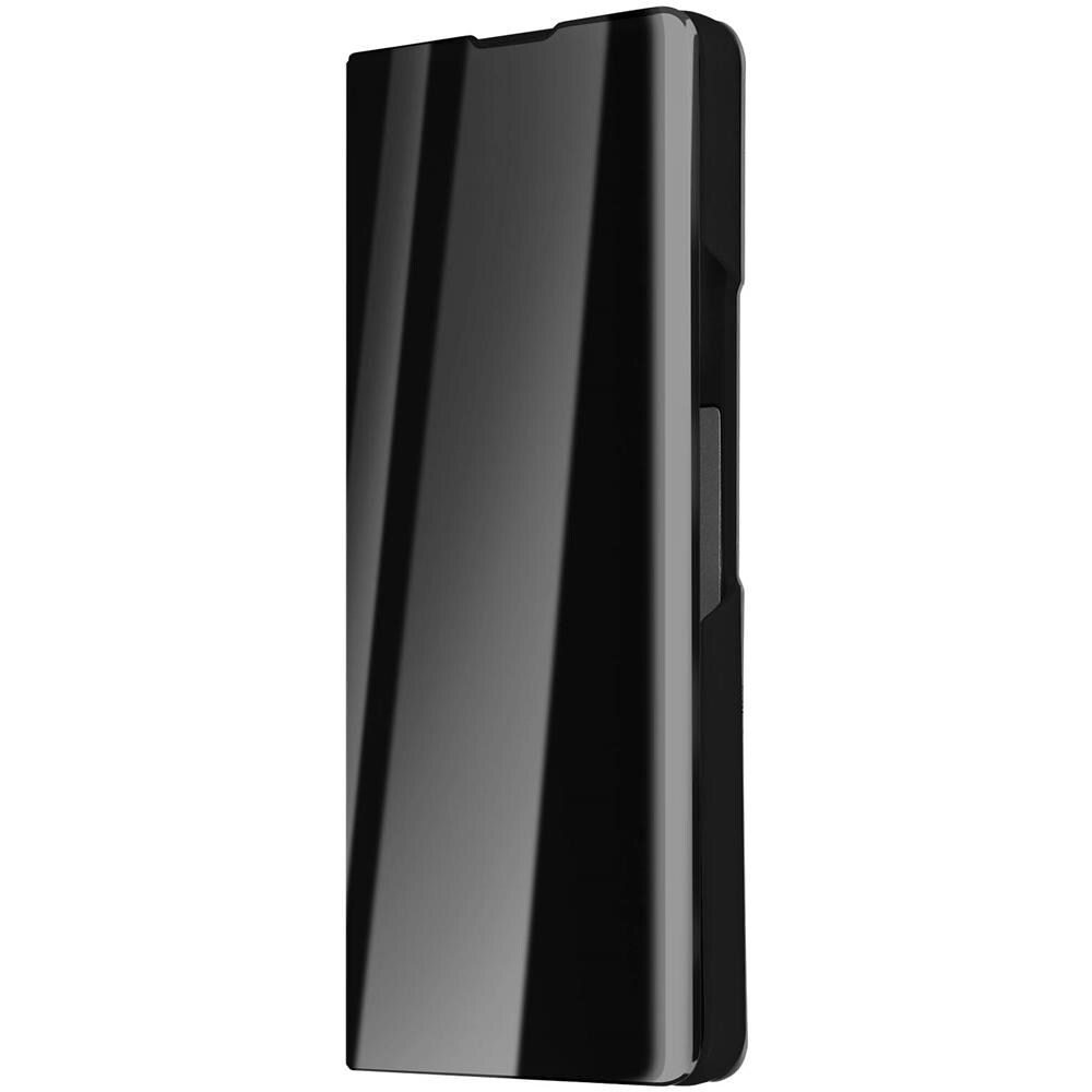 Custodia Clear View Per Samsung Z Fold5 Copertina Effetto Specchio Supporto Nera - Foto 1