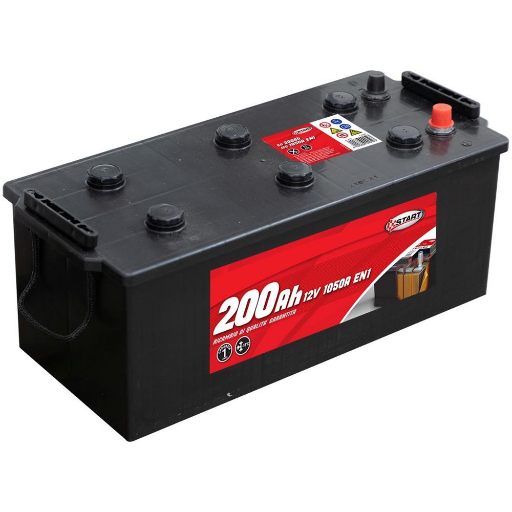 Batteria Per Autocarro E Trattori 200ah 12v 1050a Polo Positivo Sinistro - Foto 1