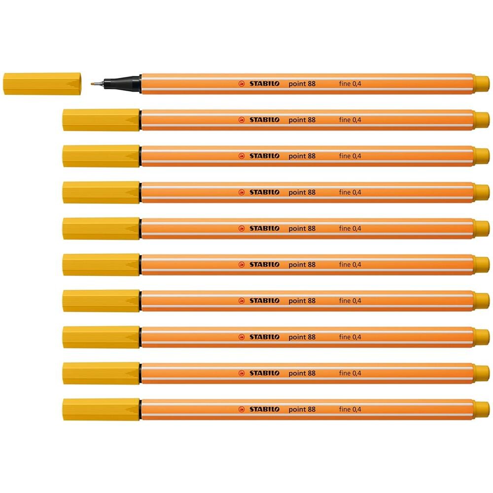 point 88 - Fineliner - Confezione da 10 - Curry - Foto 1