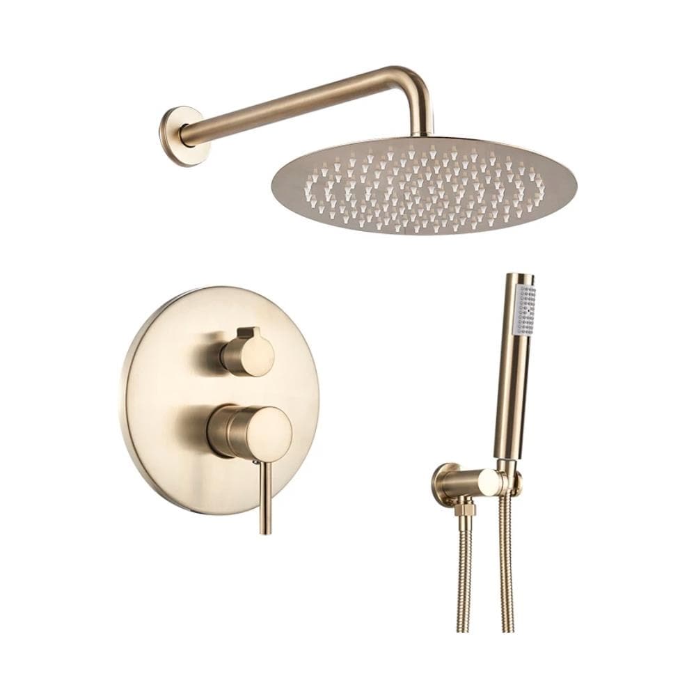 Set miscelatore doccia, Blackswan, tipo M69.2, modello oro opaco, misura 25 cm - Foto 1