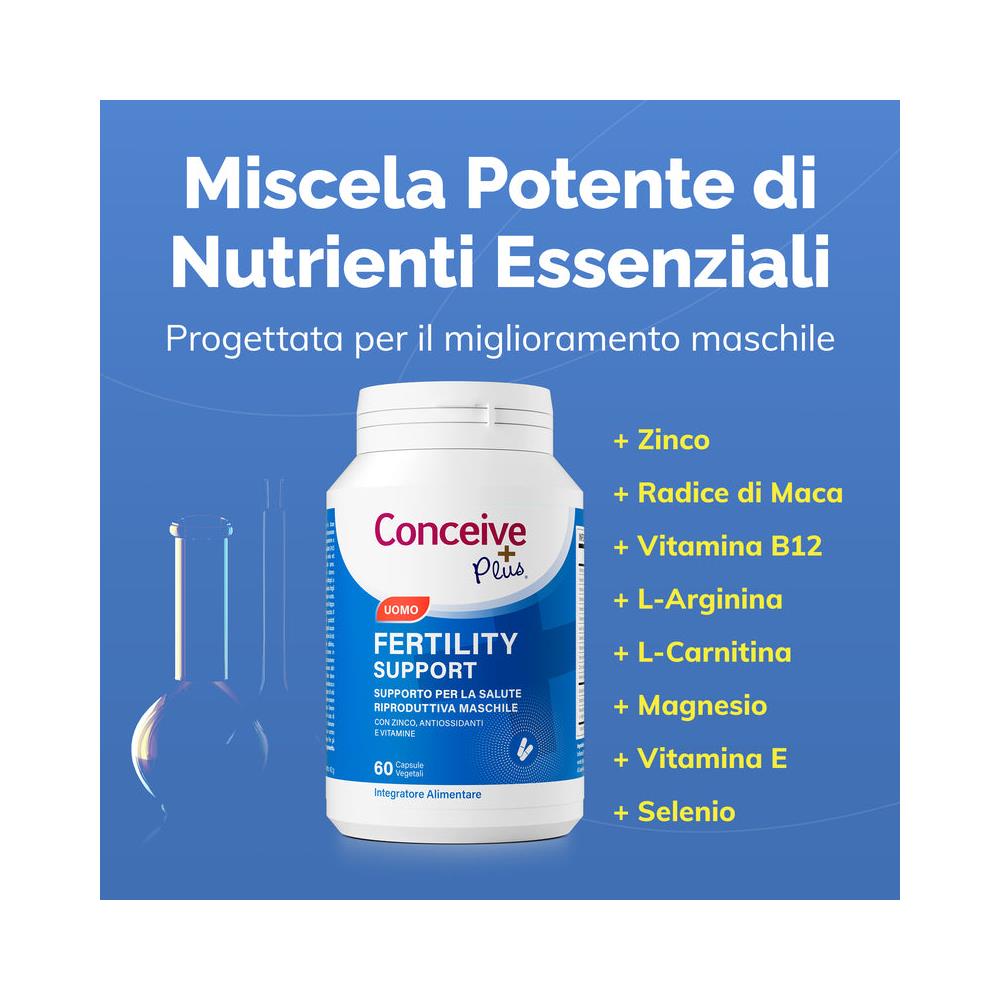 Confezione per il Supporto alla Fertilità di Coppia - Kit per la Fertilità di Coppia, 60 Capsule Ciascuno - Foto 2