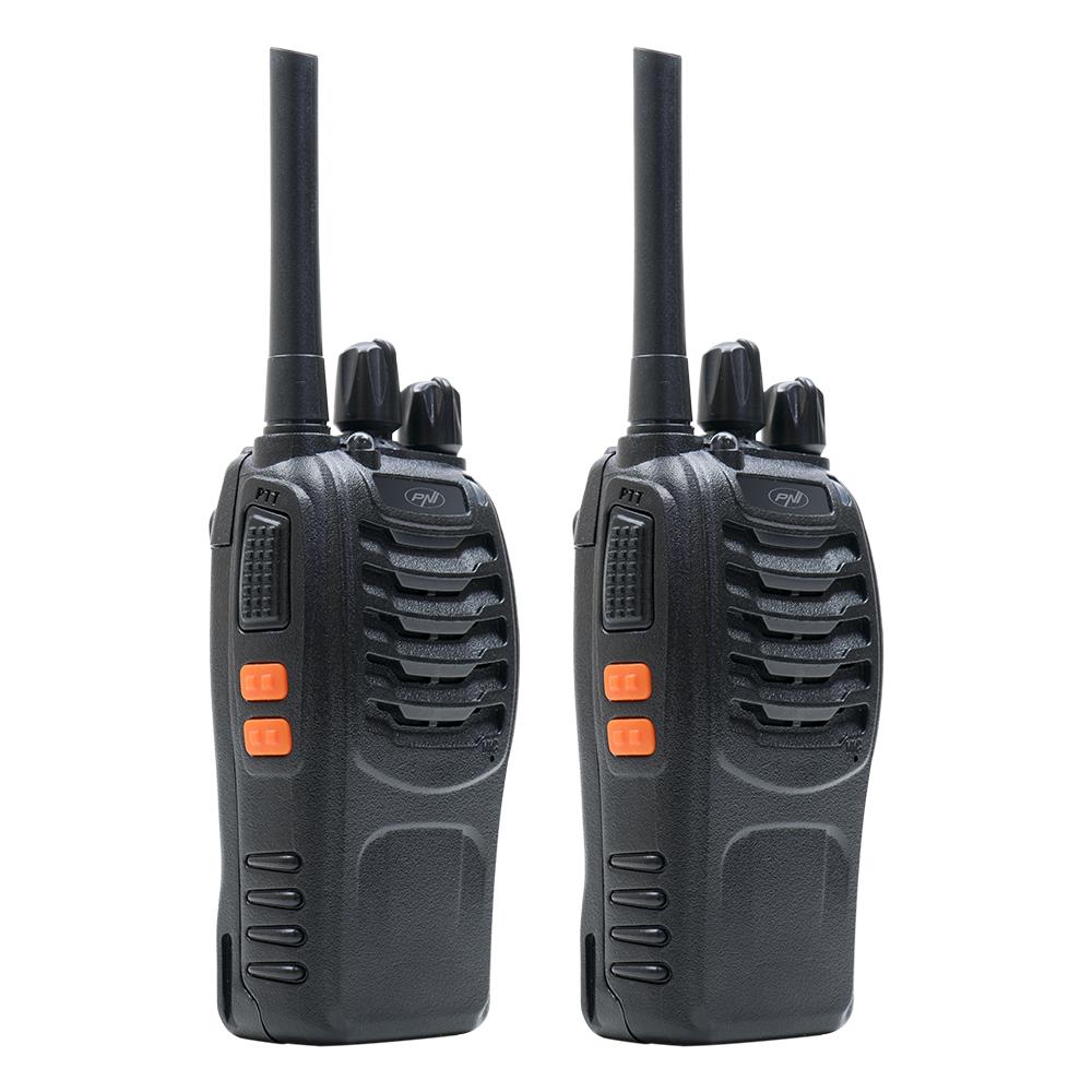 Stazione Radio Portatile Pmr R40 Pro, Set Con 2 Pz, 0,5w, Asq, Tot, Monitor, Programmabile, Batterie 1200mah, Caricabatterie E Cuffie Inclusi - Foto 2