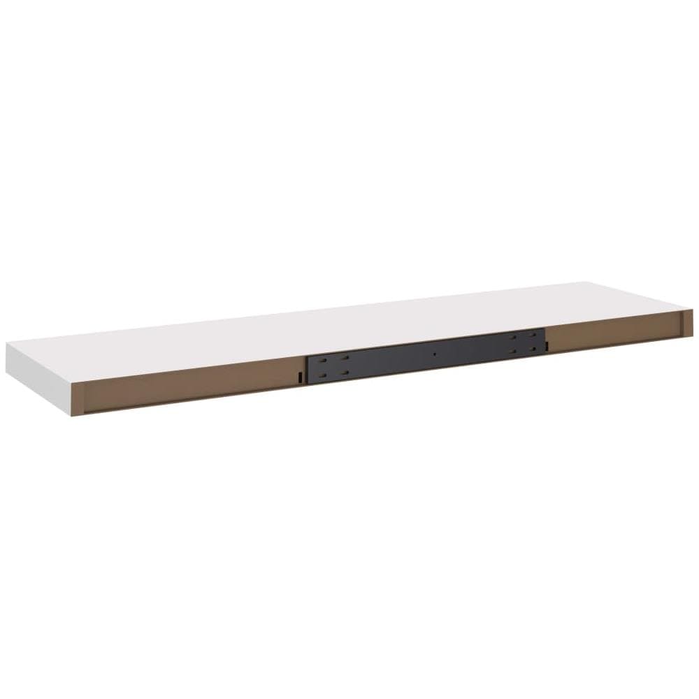Scaffali A Parete 4 Pz Bianchi 90x23,5x3,8 Cm In Mdf - Foto 8