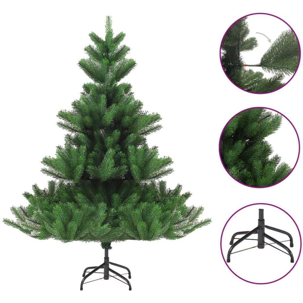 Albero Di Natale Artificiale Abete Nordmann Verde 210 Cm - Foto 1