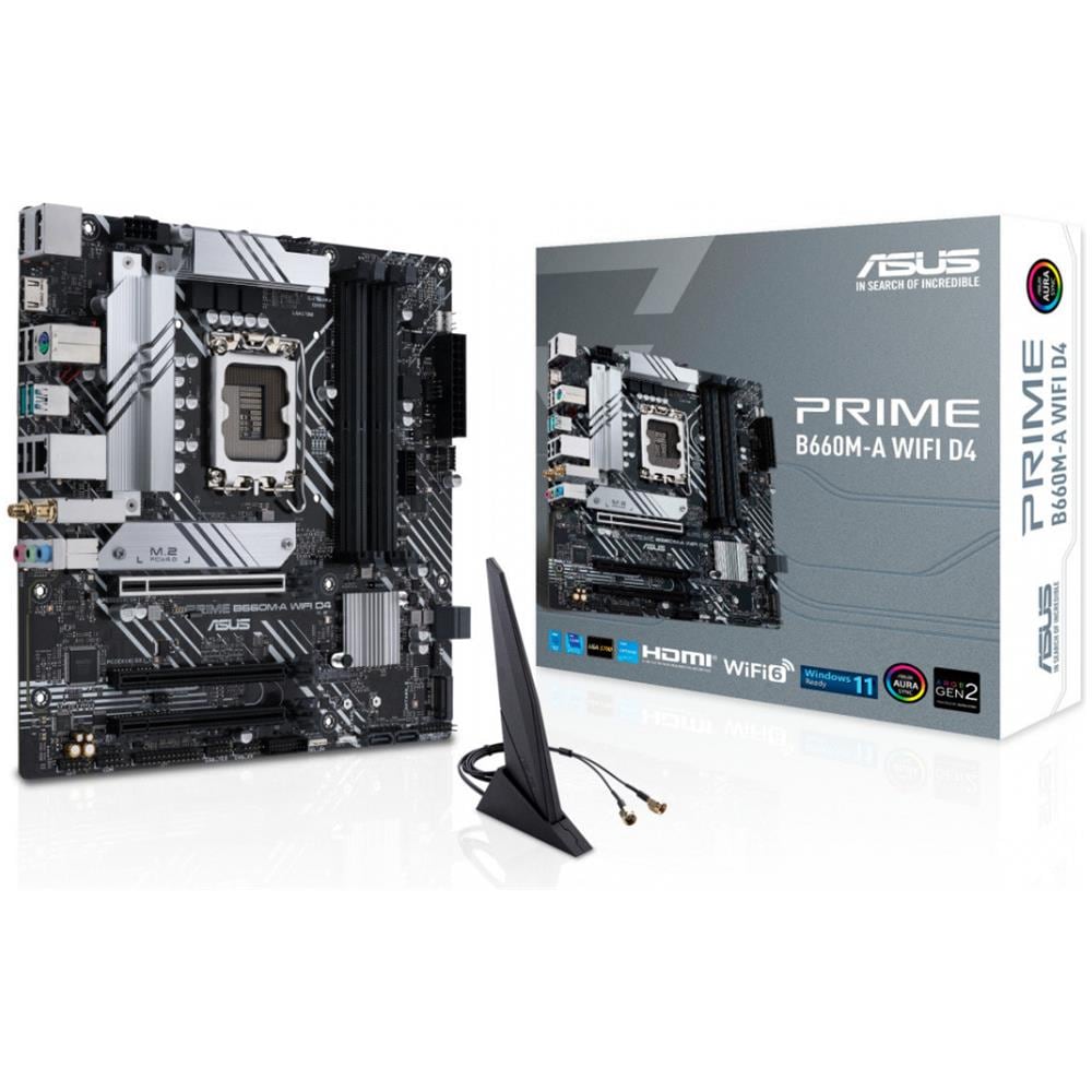Scheda Madre Prime B660M-A WIFI D4 Socket LGA 1700 Chipset B660 Micro ATX - Foto 2