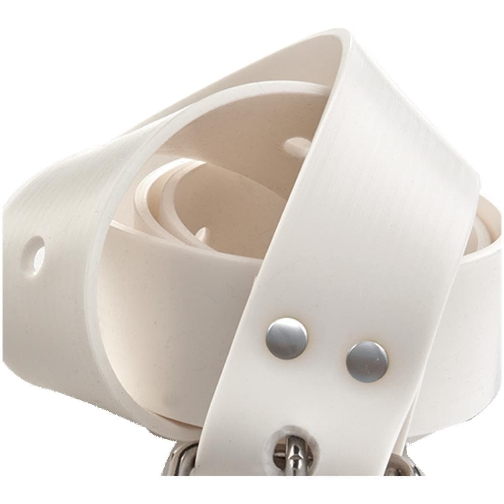 Cintura Silicone Marsigliese Fibbia Nylon Bianco Standard - Foto 2