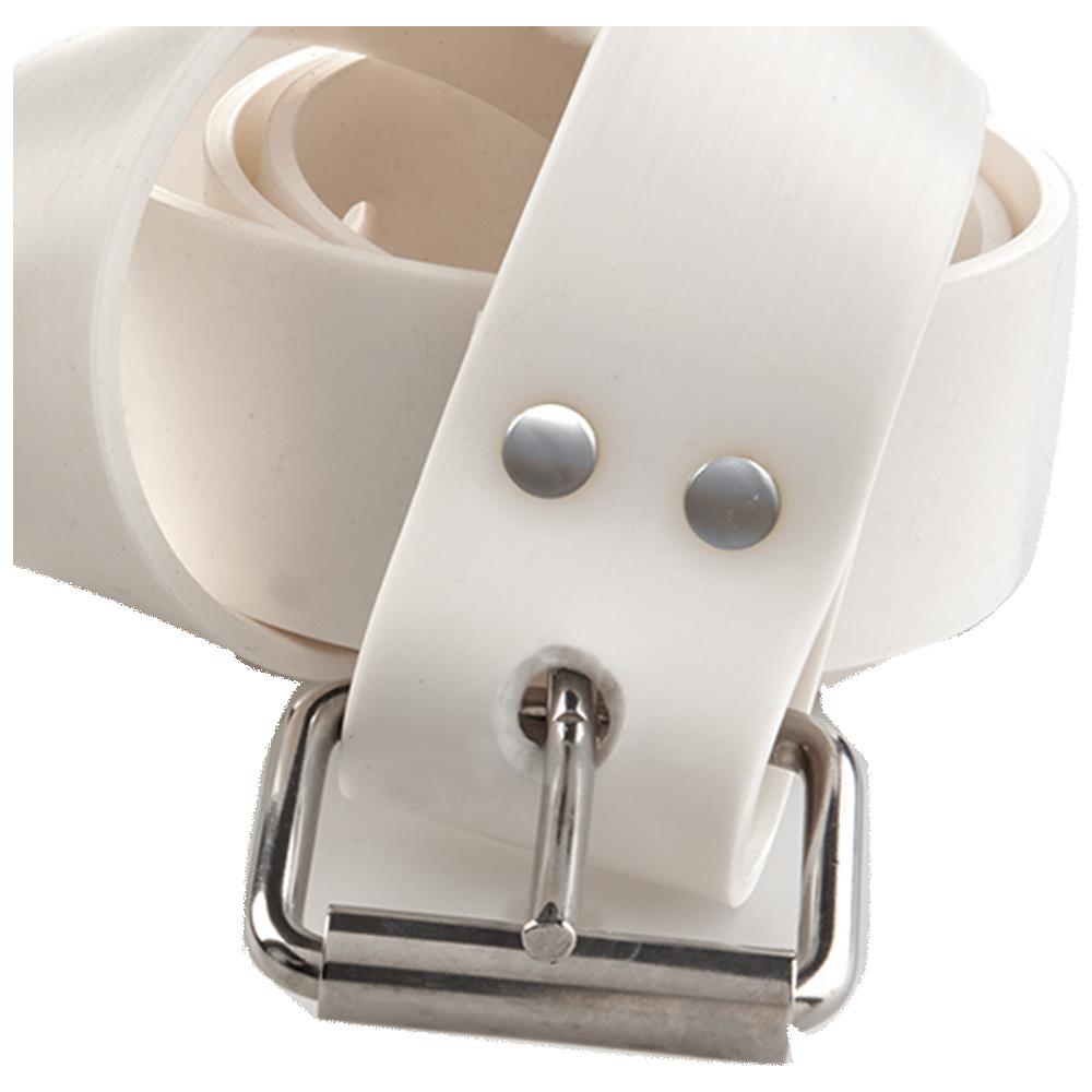 Cintura Silicone Marsigliese Fibbia Nylon Bianco Standard - Foto 3
