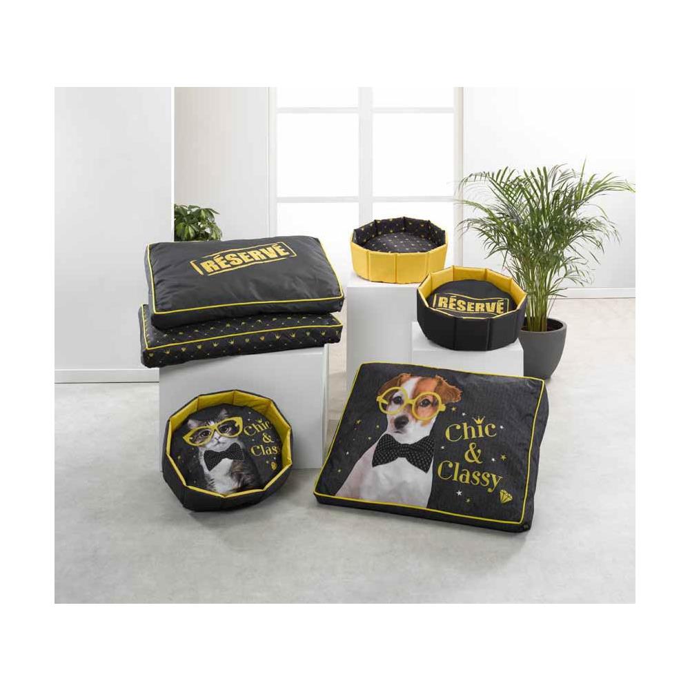 Tana Per Cani E Gatti Con Cuscino Estraibile Superhero, Ø 48 Cm, Asterischi - Foto 2