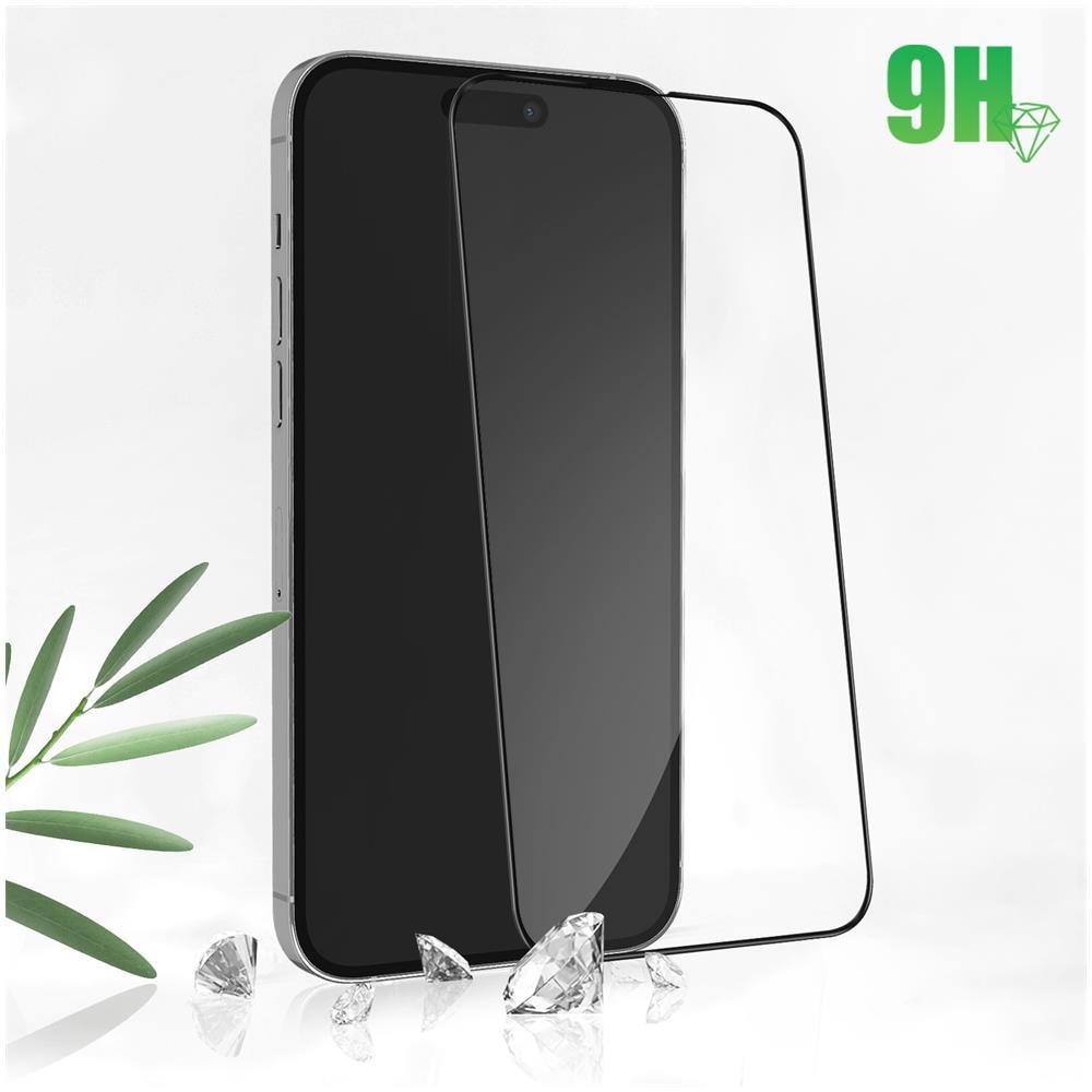 Salvadisplay Iphone 14 Pro Max Vetro Organico Flessibile Smussato Bestsuit Nero - Foto 2