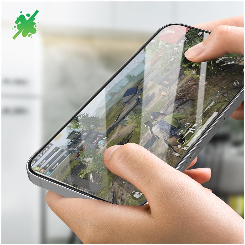 Salvadisplay Iphone 14 Pro Max Vetro Organico Flessibile Smussato Bestsuit Nero - Foto 5