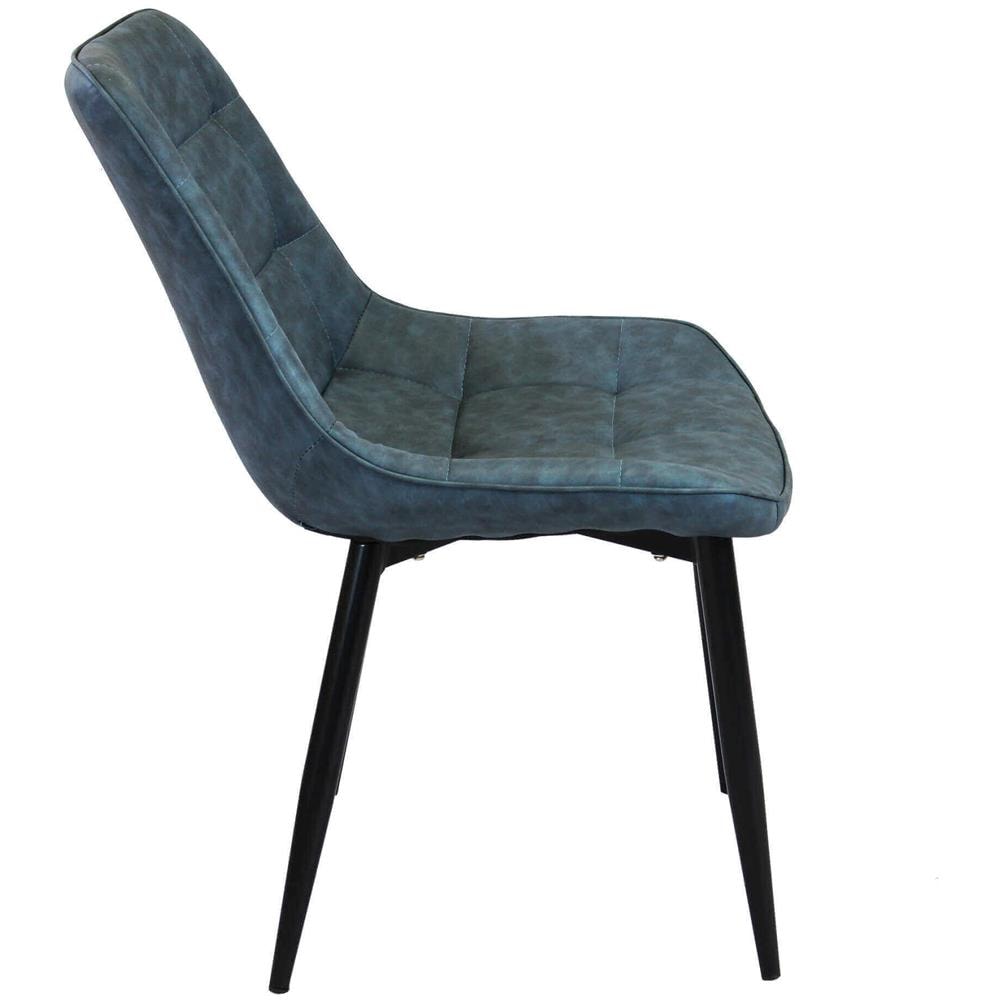 Winter - Poltrona Imbottita Per Sala Da Pranzo In Ecopelle - Foto 4