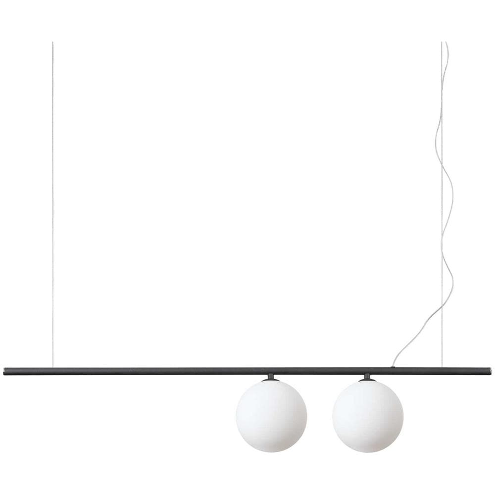 Lampada Sospensione Perline Sp2 Nero - L1005xh420-2200xp150mm - Foto 1