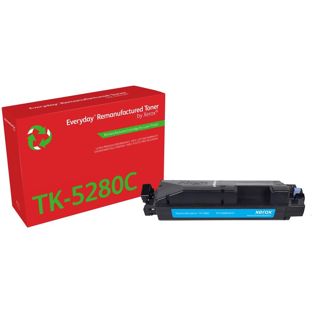 TONER RIGENERATO - Everyday  Everyday™ di Xerox Ciano Compatibile Con Kyocera TK-5280C, Capacità Standard - Foto 1