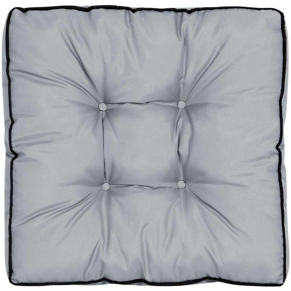 Cuscino da giardino AIO FACTORY 50x50 cm impermeabile grigio scuro - Foto 2