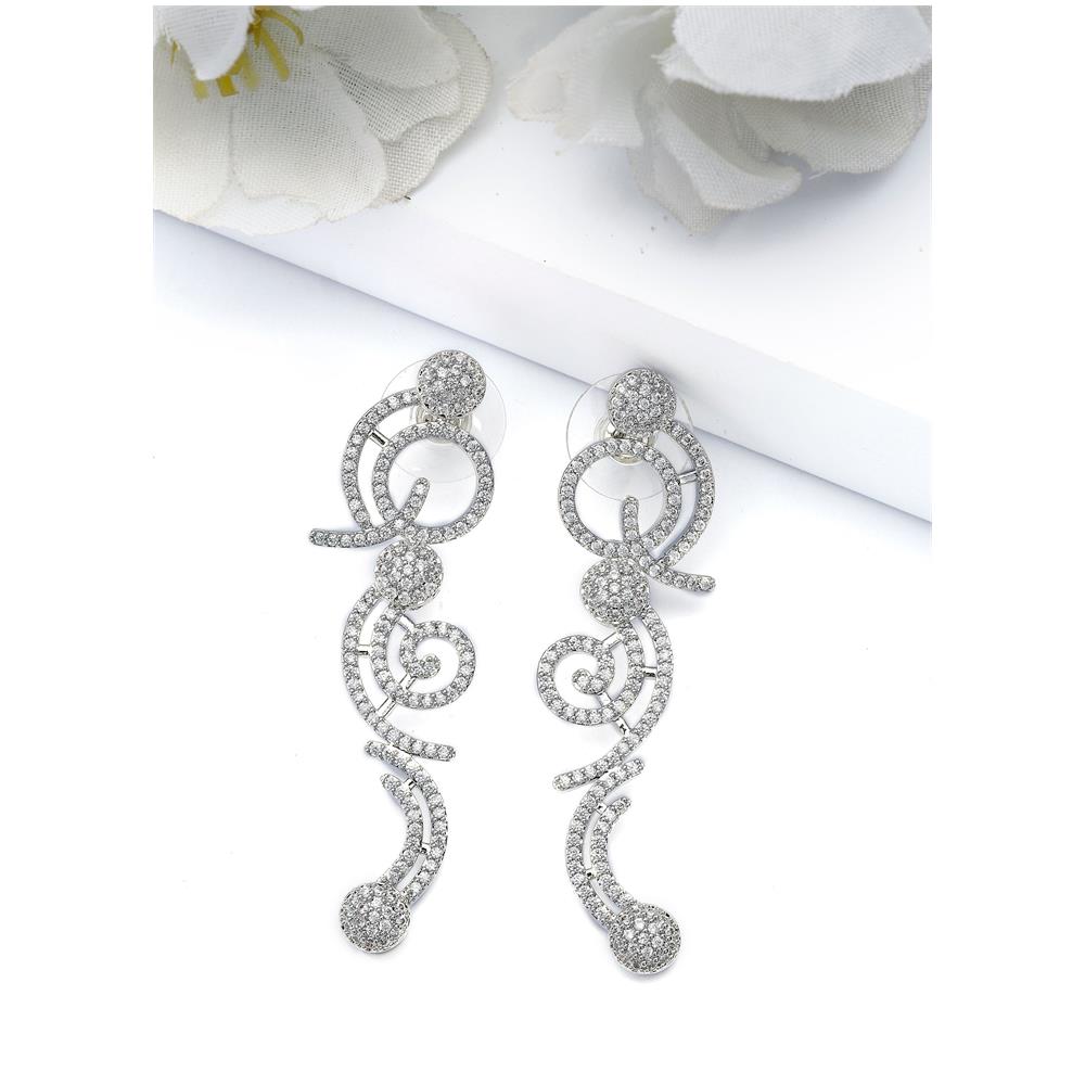 Orecchini Pendenti a Vortice di Classe - Foto 1