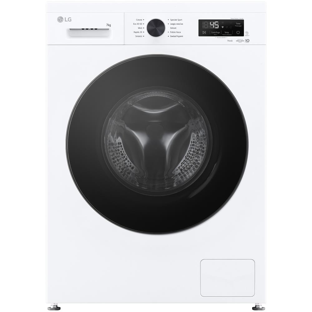 F2NX10S7NLB Lavatrice Slim 7 kg Classe A Bianca - Foto 2