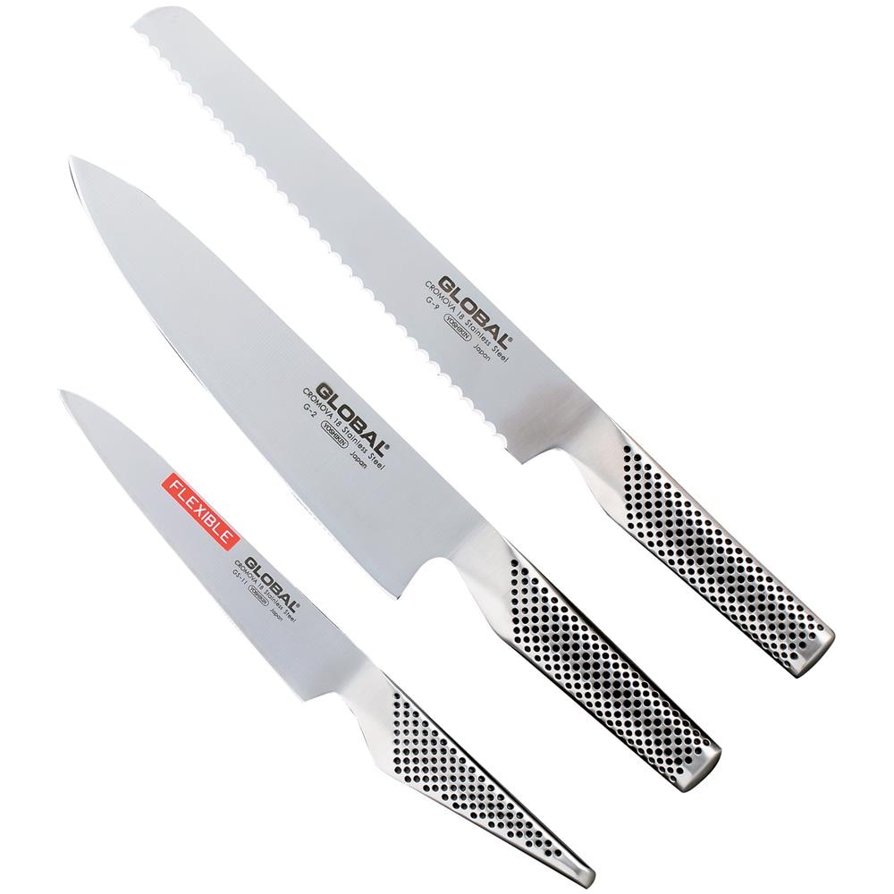 3 coltelli pane / cuoco / univ. serie g g-9211r acciaio inox - Foto 2