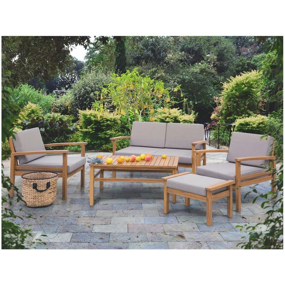 Set Da Giardino In Legno Acacia Marrone Manila - Foto 1