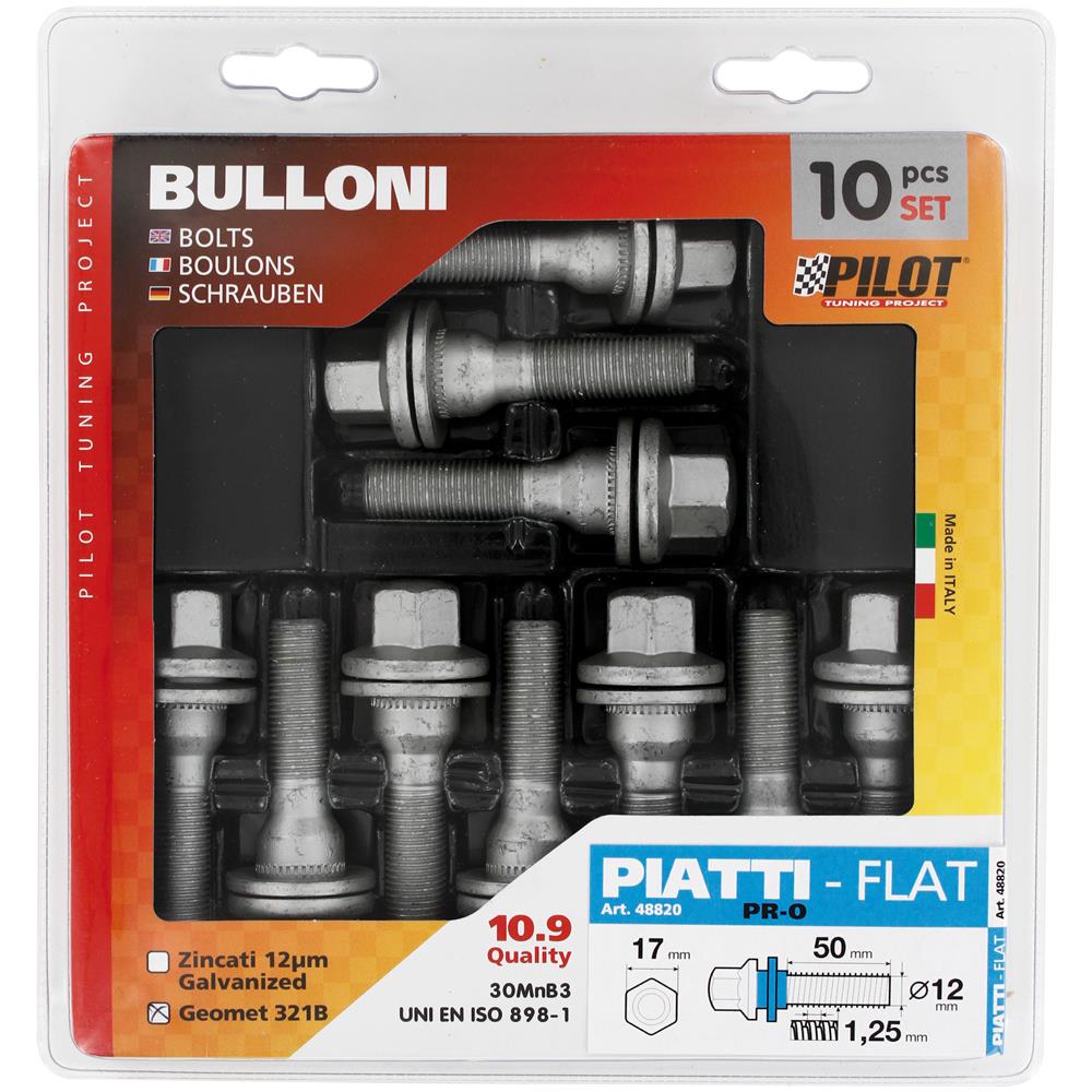 Set 10 Bulloni Lunghi Piatti C / rond. pr0 - Foto 4