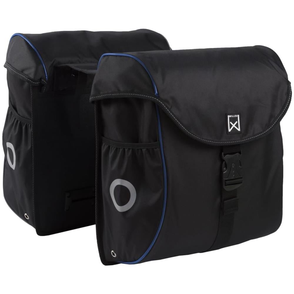 Borse Laterali Per Biciclette 38 L Nero E Blu 16102 - Foto 1
