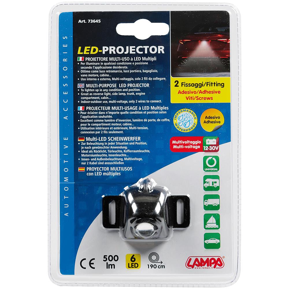 73645 Proiettore Multi-uso A Led Multipli 12-30v - Foto 3