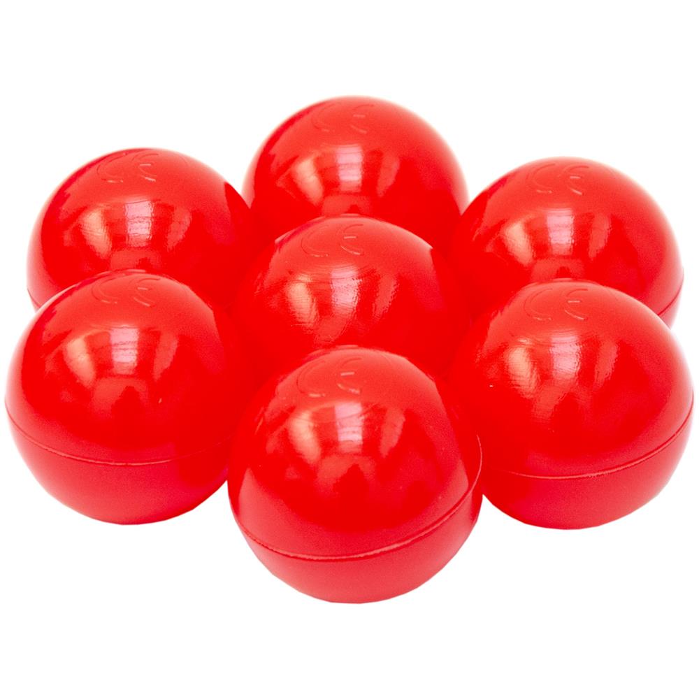 Set Di 50 Palline 5,5cm Per Riempire Piscine Gioco Per Bambini Rosso - Foto 2