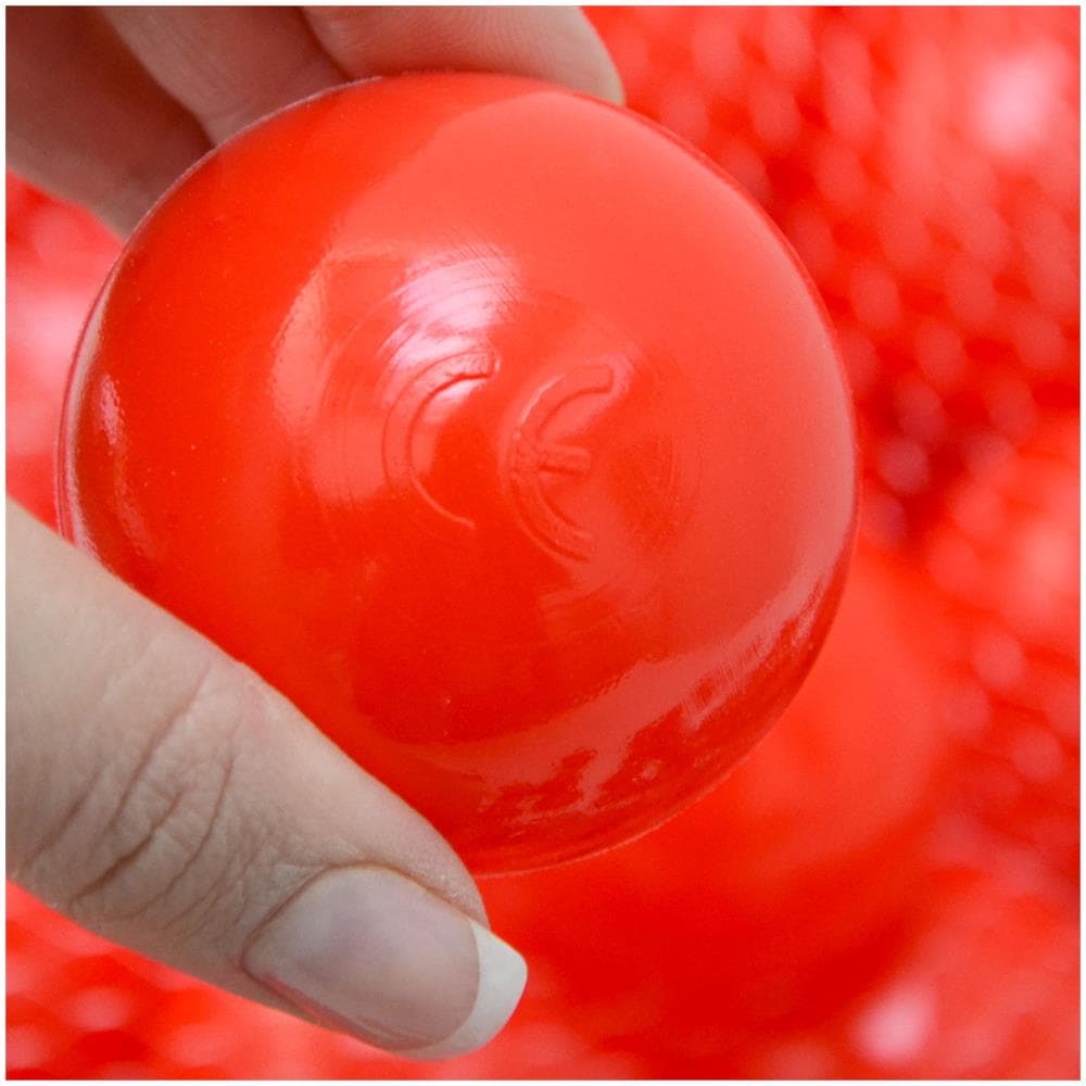 Set Di 50 Palline 5,5cm Per Riempire Piscine Gioco Per Bambini Rosso - Foto 6