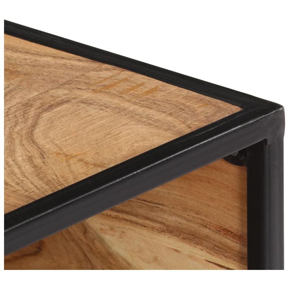 Tavolino da Salotto 70x70x32 cm in Legno Massello d'Acacia - Foto 2