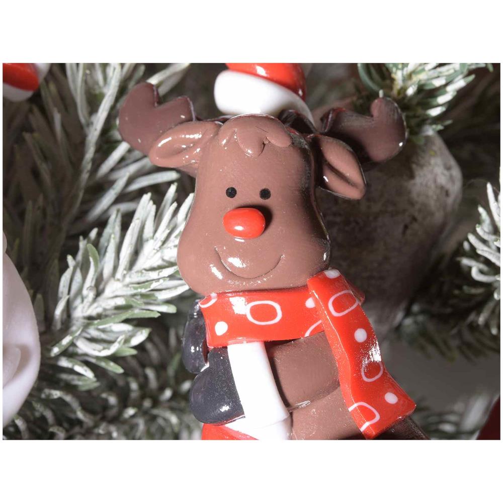 Bastoncini Natalizi In Resina Lucida Da Appendere Set 12 Decorazioni Per Albero Di Natale - Foto 2