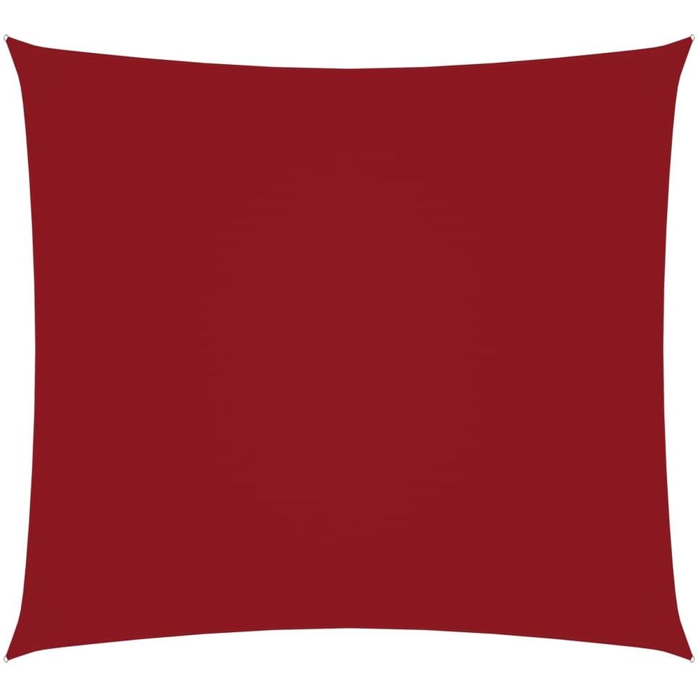 Vela Parasole in Tela Oxford Quadrata 5x5 m Rosso - Foto 1