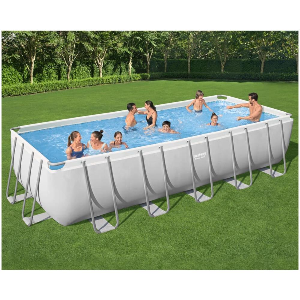 Piscina Fuori Terra Power Steel Rettangolare 19281 L - Foto 2