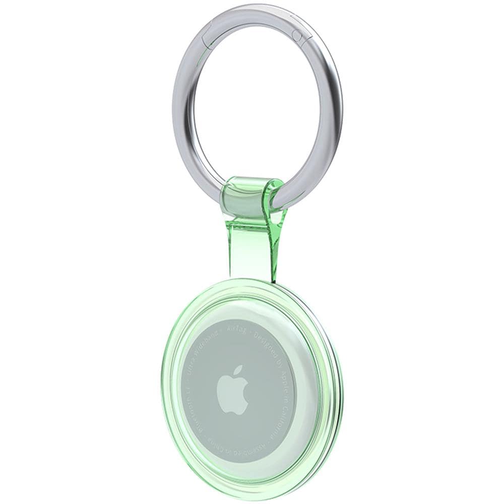 Portachiavi E Cover Compatibili Con Airtag Nel Colore Verde - Custodia Coperchio Di Protezione Pendente - Foto 1