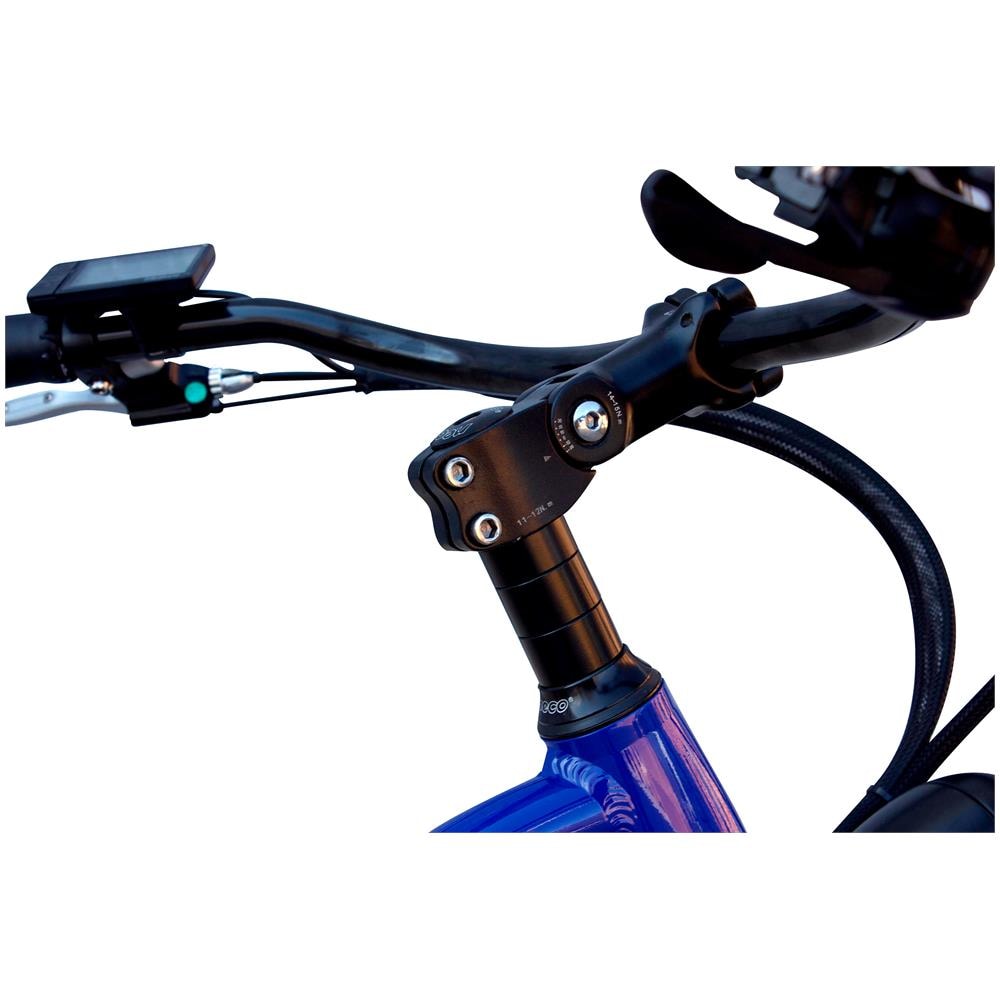 Atalaya - Blu - 250w / 20ah - Bicicletta Elettrica Vintage Cruiser Custom Fat Bike - Foto 6