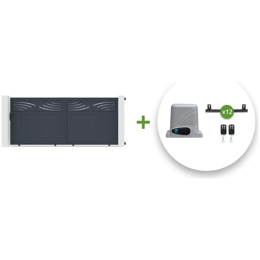 Pacchetto Cancello Scorrevole Elettrico 3,7m Halti 370c160 + Ranger C300 - Foto 1