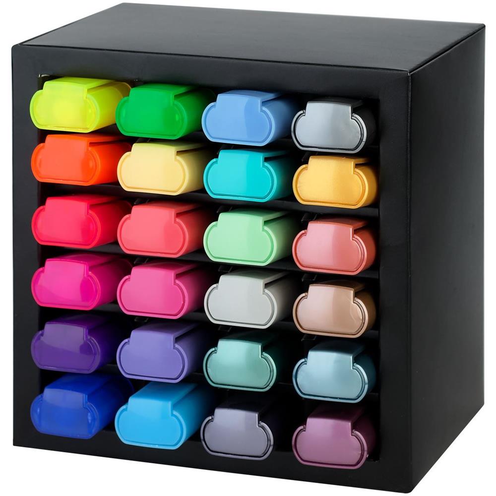 254602 evidenziatore 24 pz Punta smussata Multicolore - Foto 2